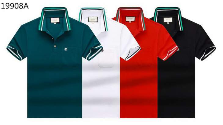 Picture of Gucci Polo Shirts Short _SKUGucciM-3XL25wx0427671